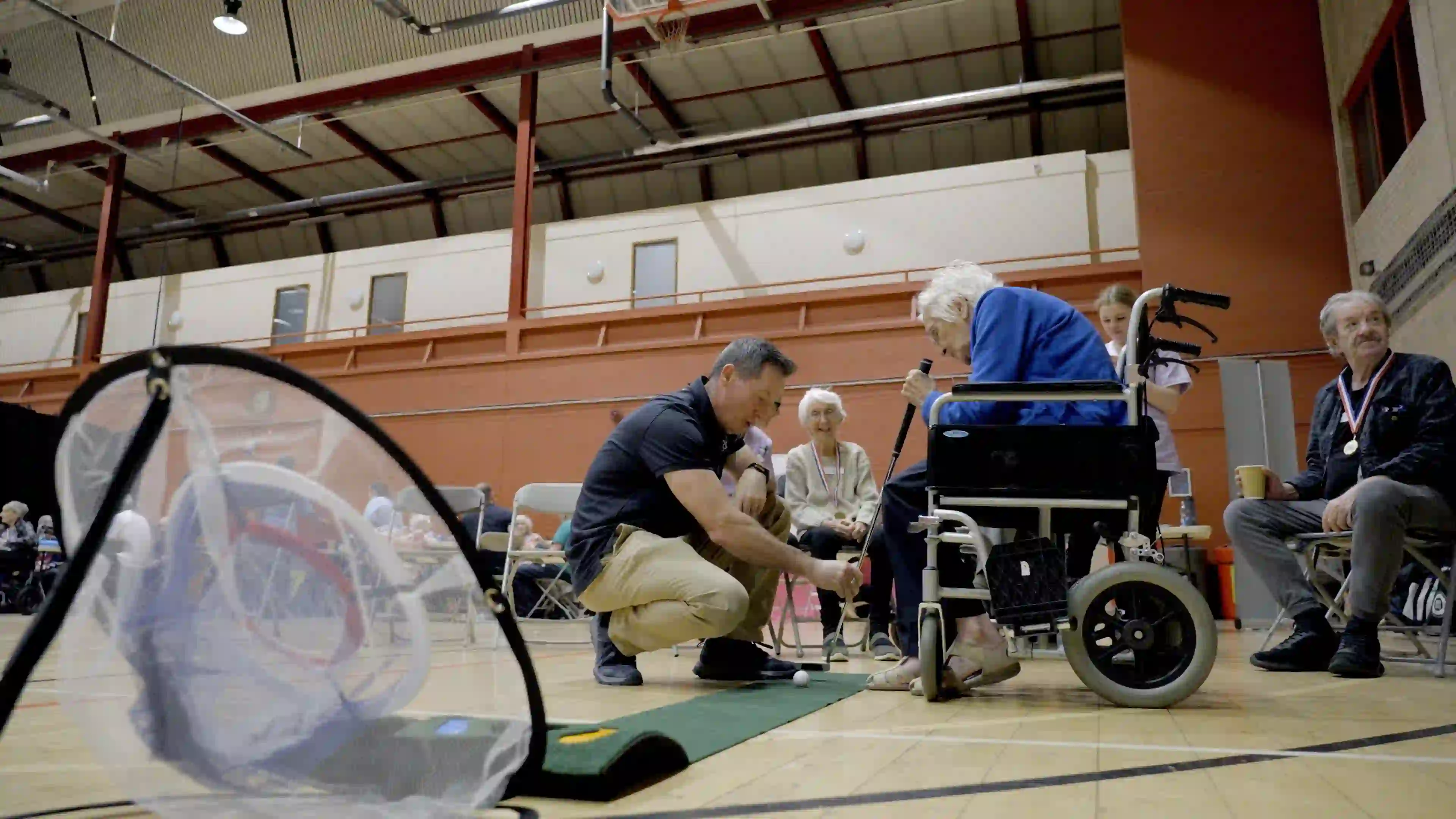 Golf in society at Motion Community Games